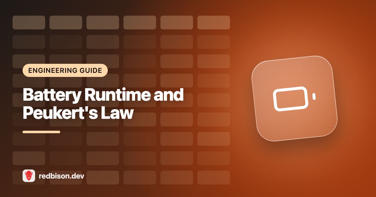 Illustration for the Battery Runtime Calculator guide