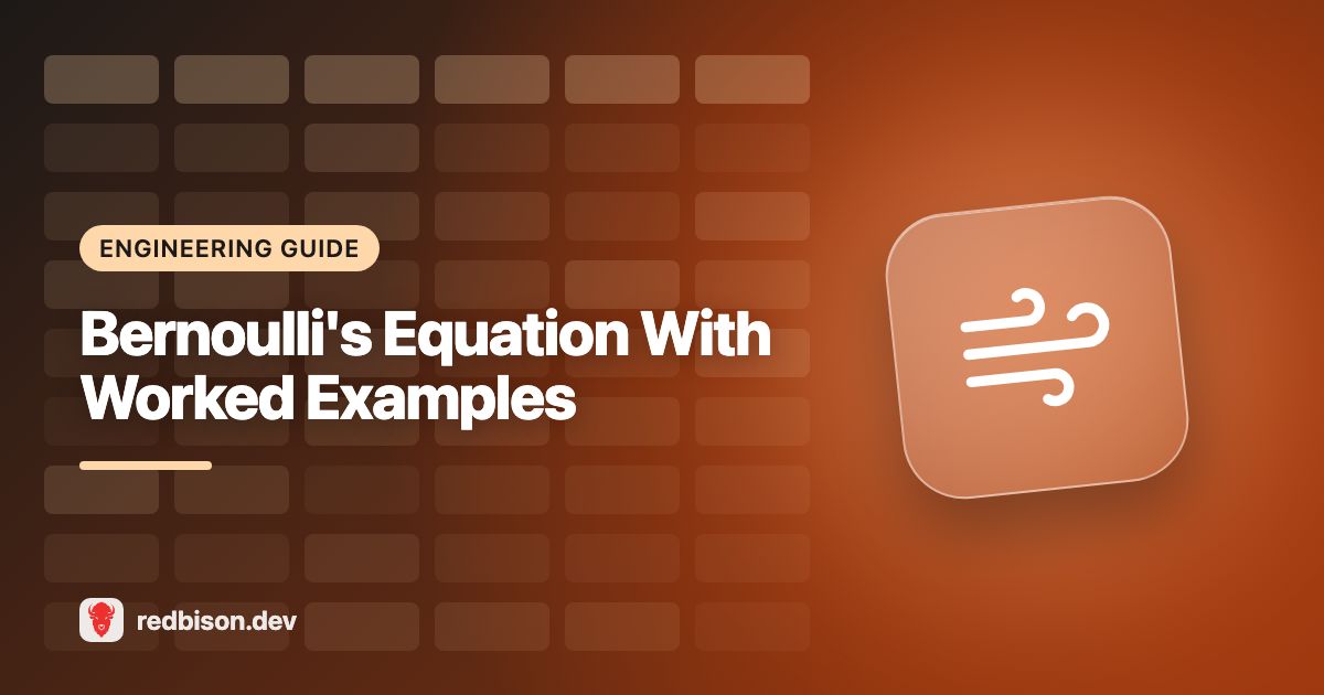 Illustration for the Bernoulli Equation Calculator guide