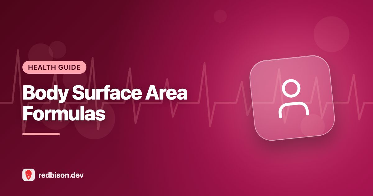Illustration for the Body Surface Area Calculator guide