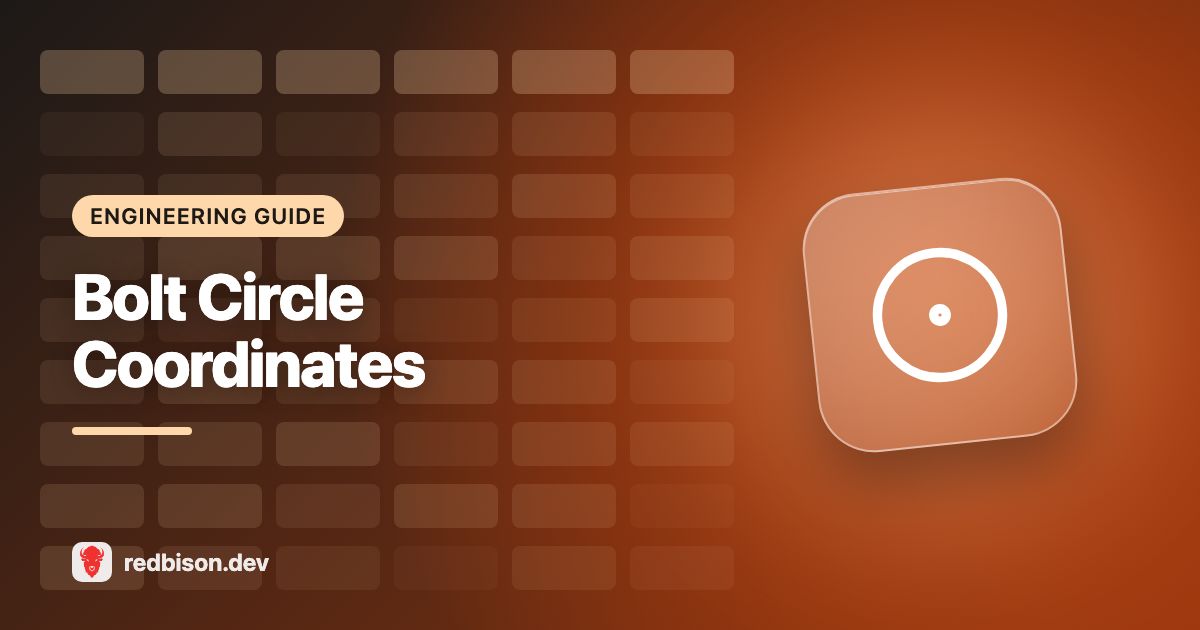 Illustration for the Bolt Circle Calculator guide