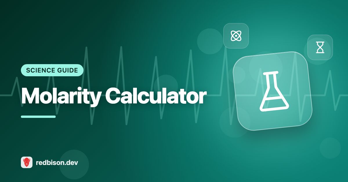 Illustration for the Molarity Calculator guide