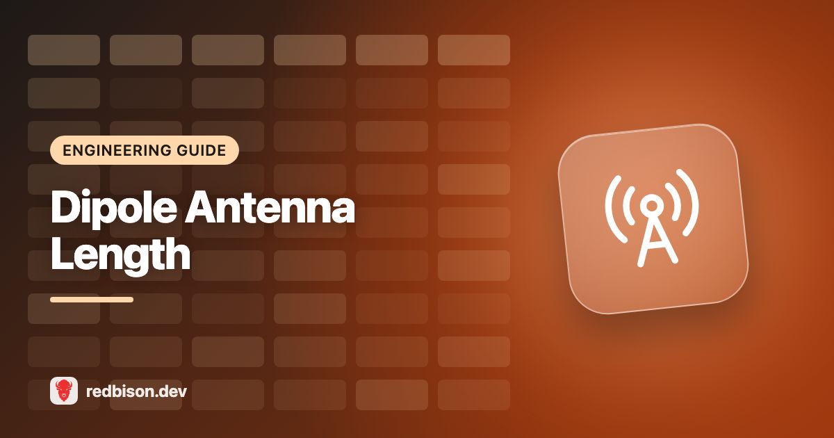 Illustration for the Antenna Length Calculator guide