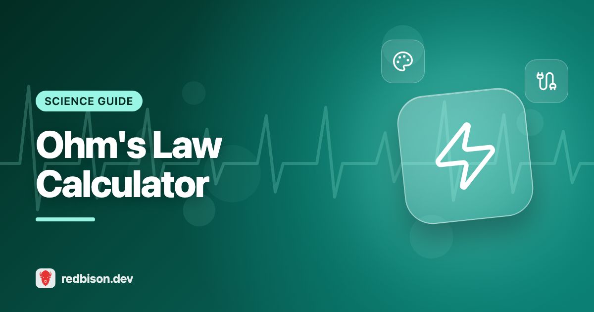 Illustration for the Ohm's Law Calculator guide