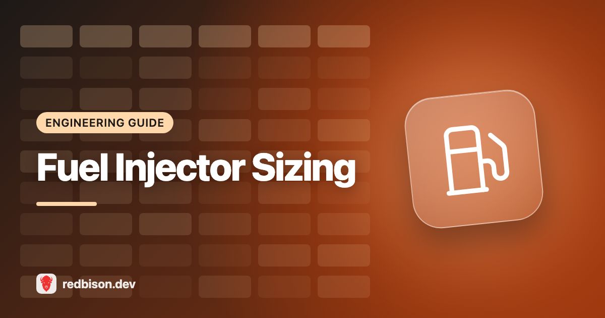 Illustration for the Fuel Injector Size Calculator guide