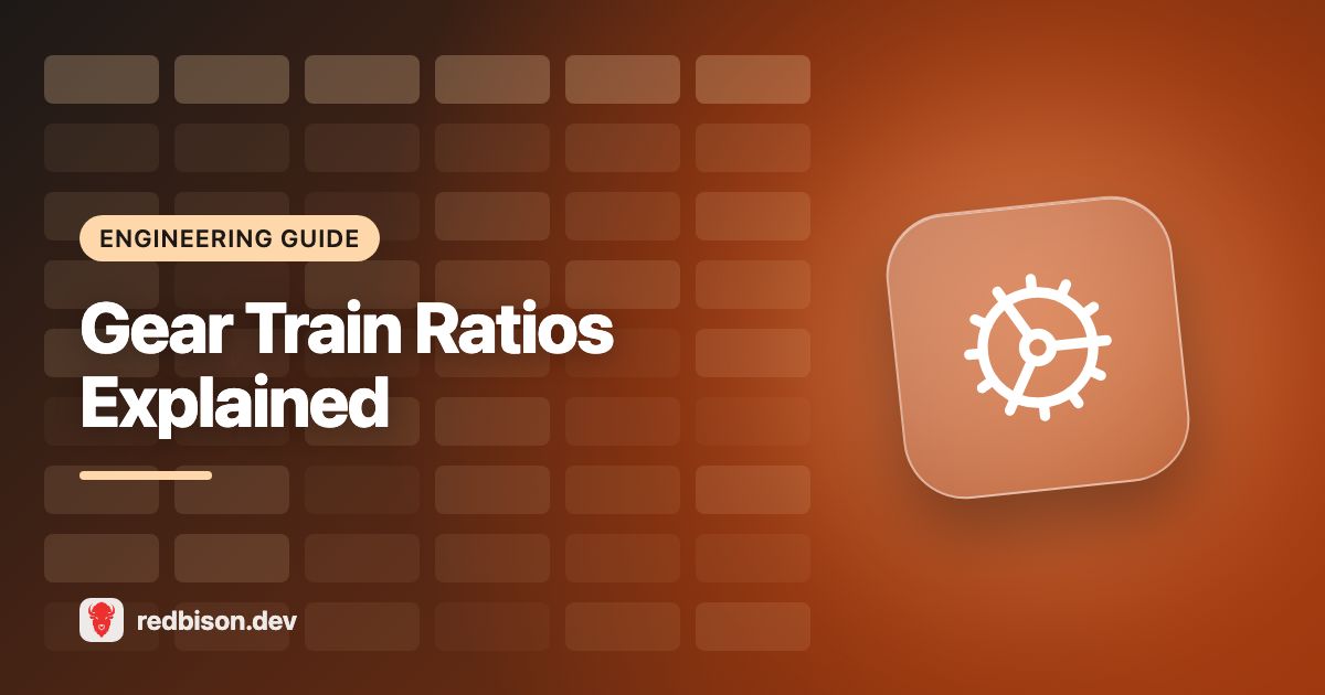 Illustration for the Gear Ratio Calculator guide