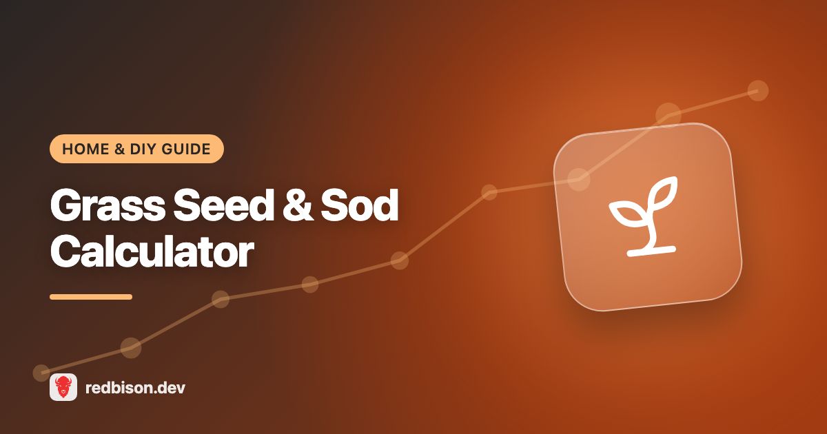 Illustration for the Grass Seed and Sod Calculator guide