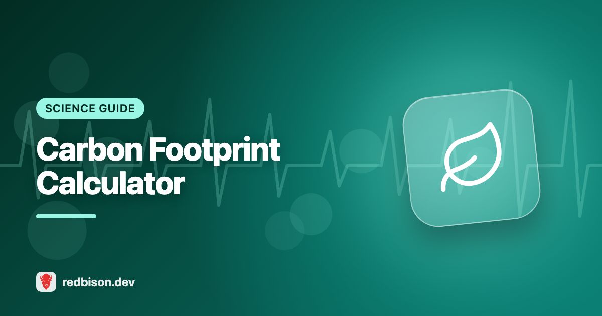 Illustration for the Carbon Footprint Calculator guide