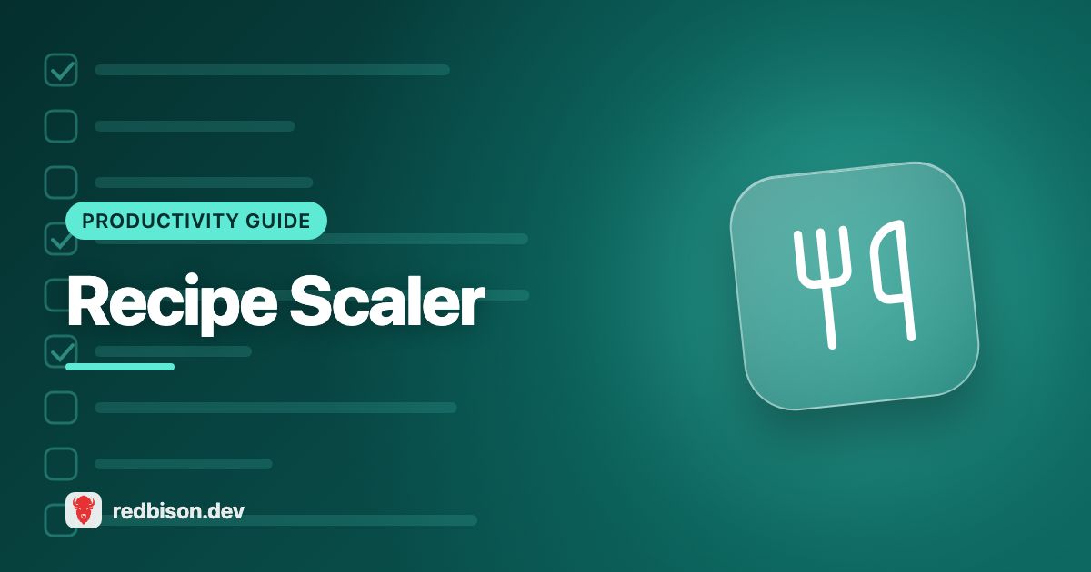 Illustration for the Recipe Scaler guide