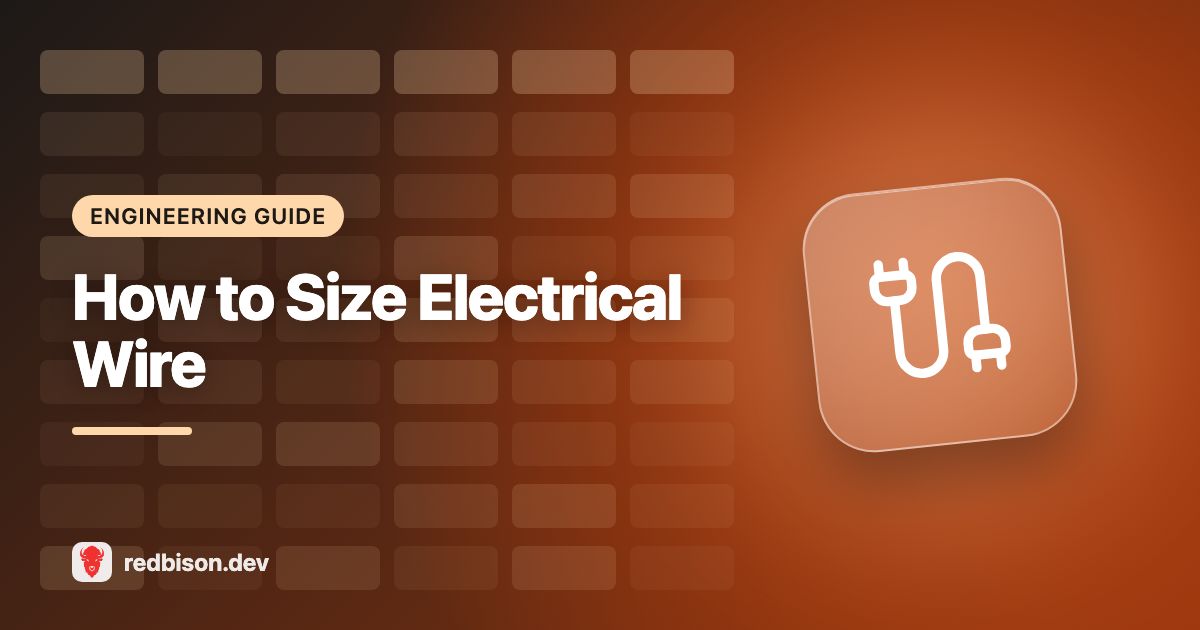 Illustration for the Wire Size Calculator guide