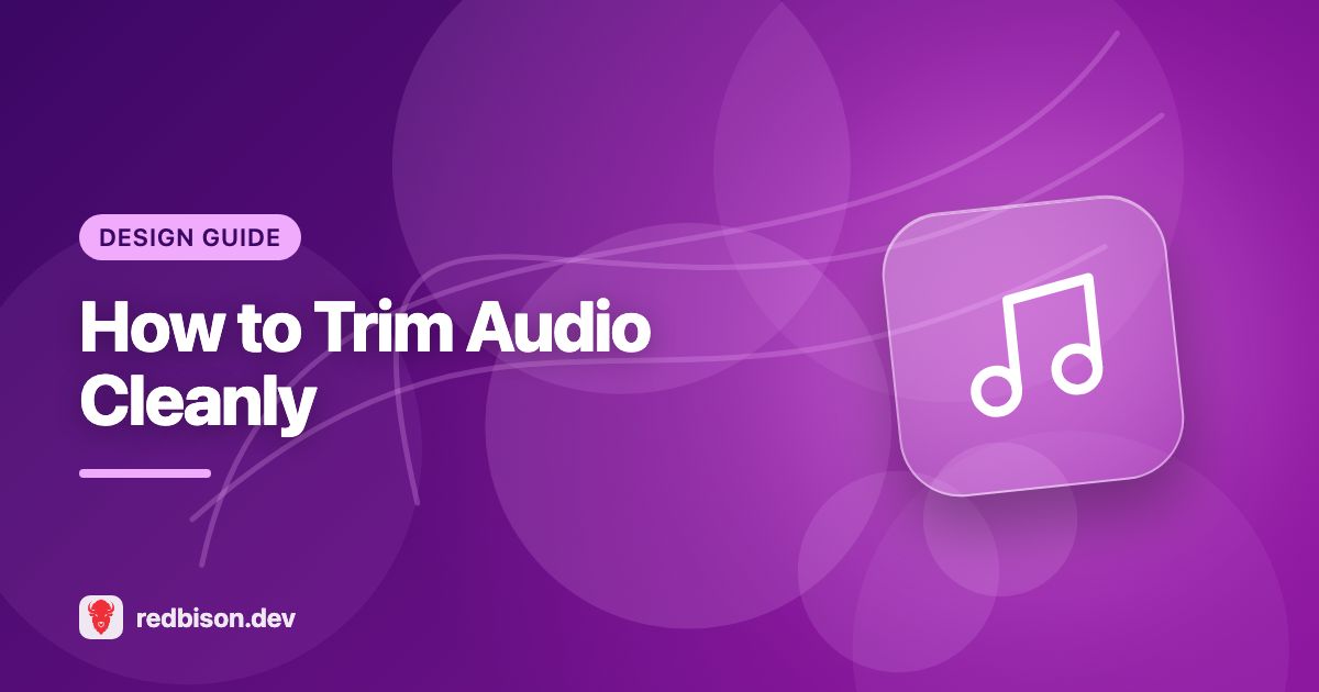 Illustration for the Audio Trimmer guide