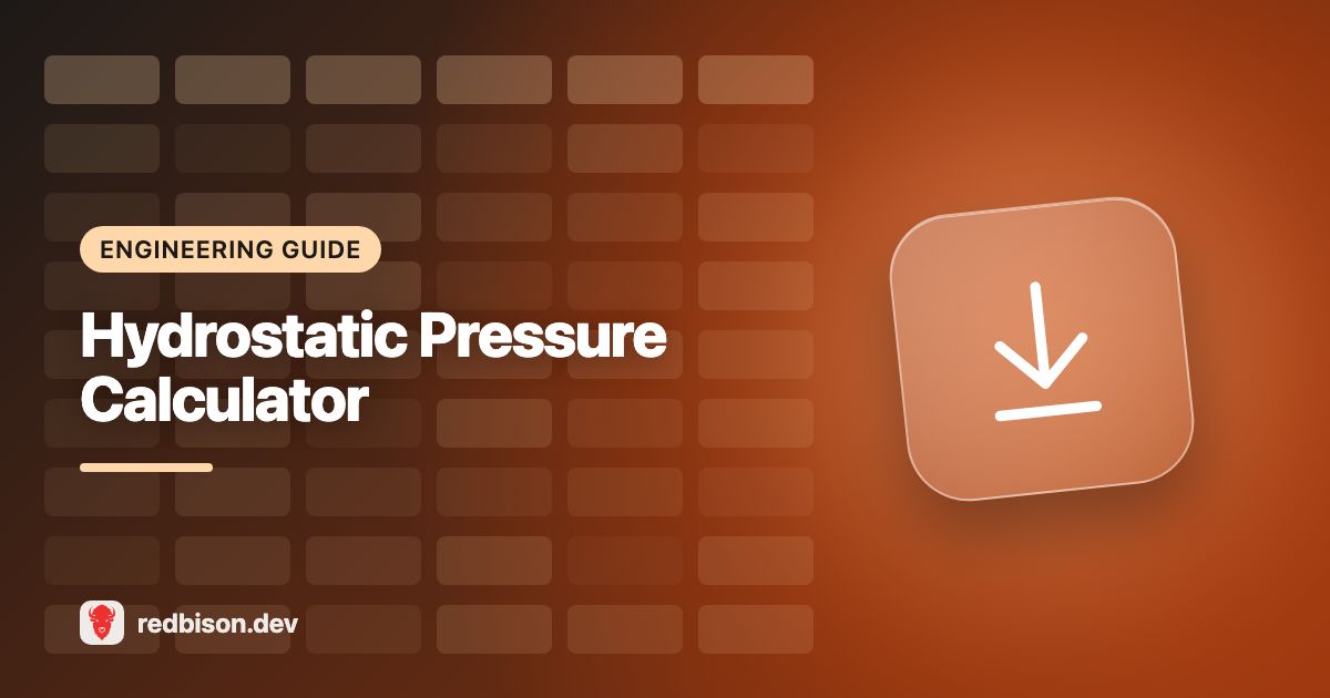 Illustration for the Hydrostatic Pressure Calculator guide