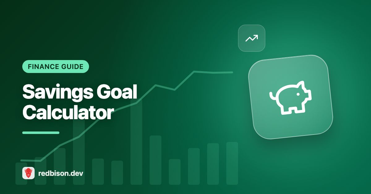 Illustration for the Savings Goal Calculator guide