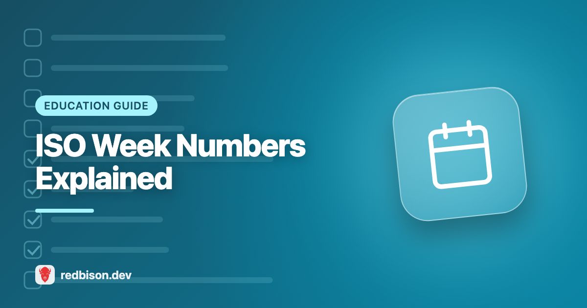 Illustration for the Week Number Calculator guide