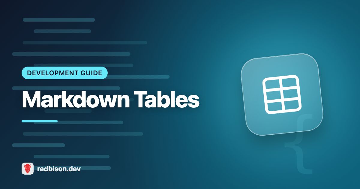 Illustration for the Markdown Table Generator guide