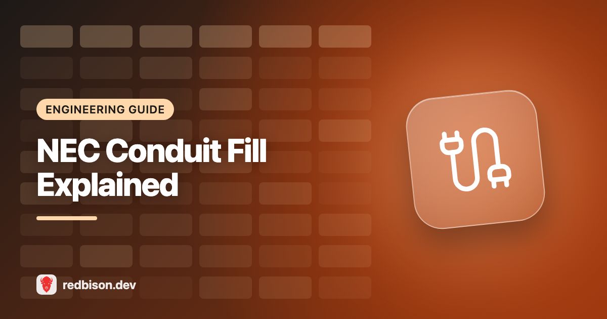 Illustration for the Conduit Fill Calculator guide