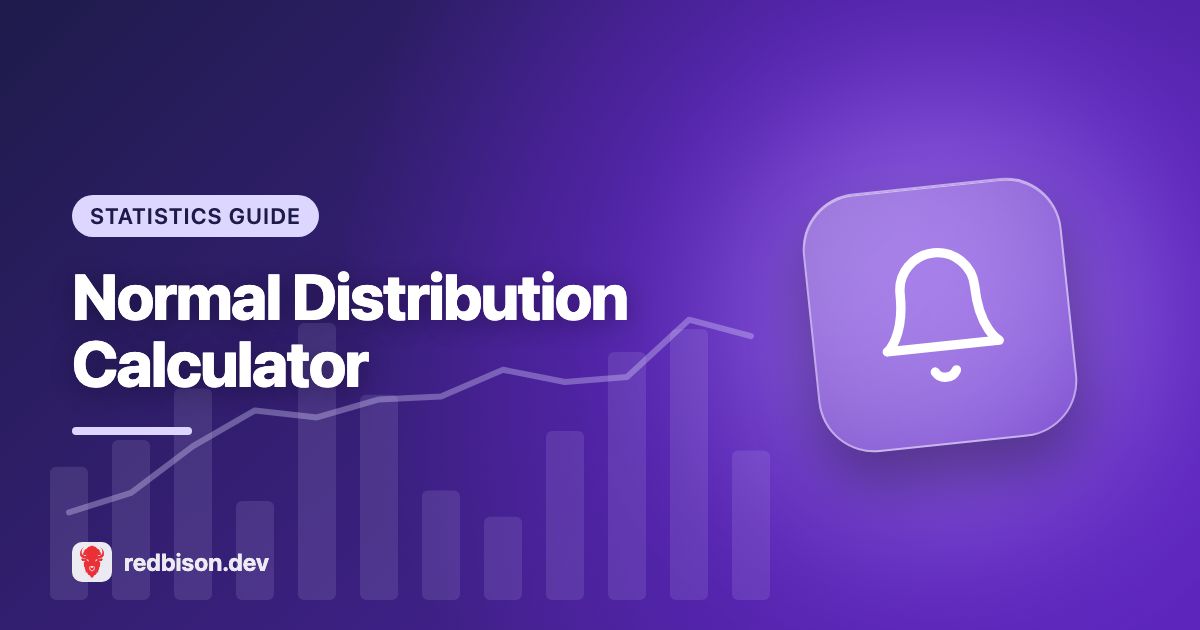 Illustration for the Normal Distribution Calculator guide