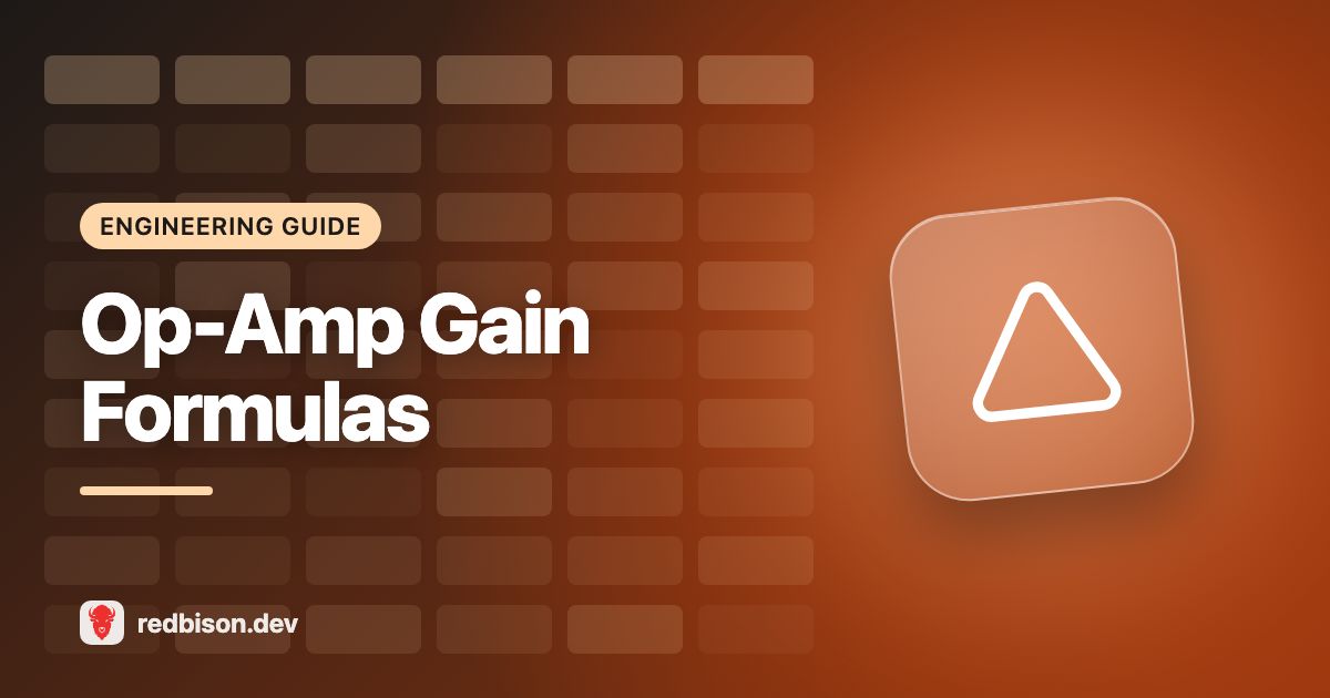 Illustration for the Op-Amp Gain Calculator guide