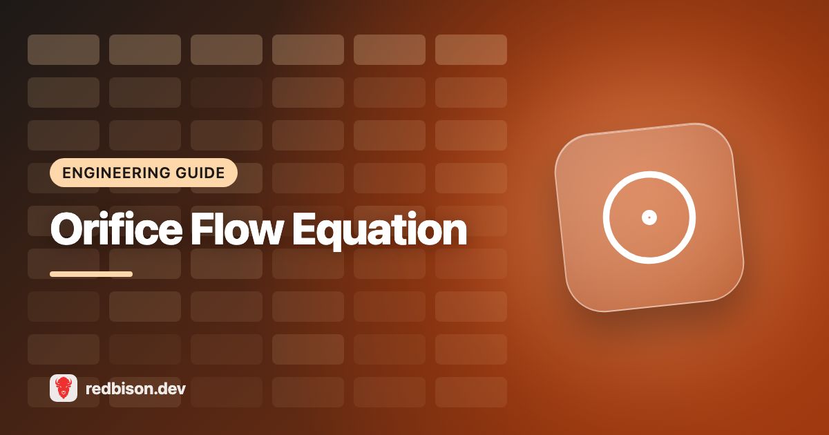 Illustration for the Orifice Flow Calculator guide