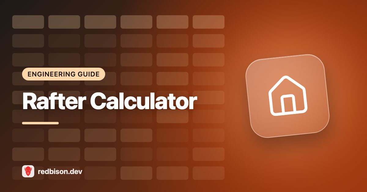 Illustration for the Rafter Calculator guide