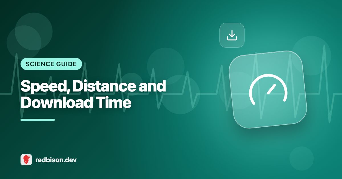 Illustration for the Speed, Distance and Time Calculator guide