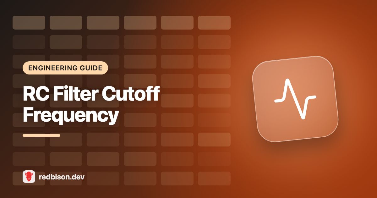 Illustration for the RC Filter Calculator guide