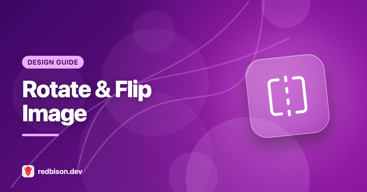 Illustration for the Rotate and Flip Image guide