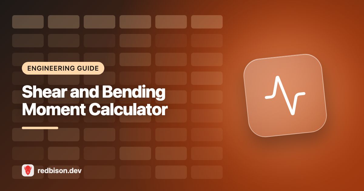 Illustration for the Shear Force and Bending Moment Diagram Calculator guide