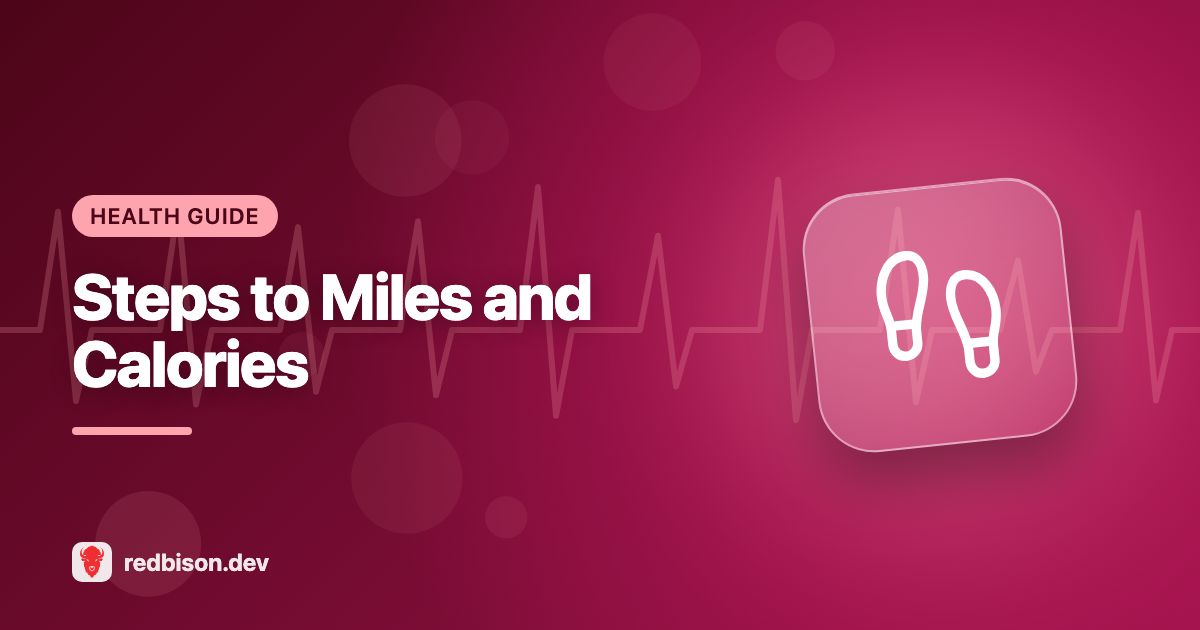 Illustration for the Steps to Distance and Calories Calculator guide