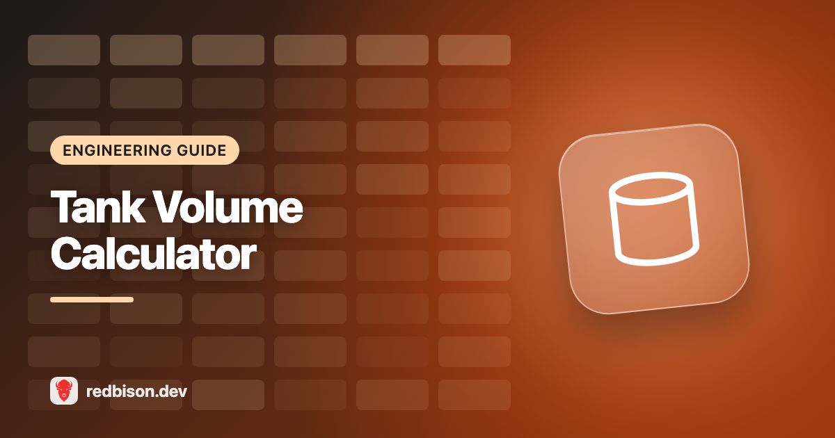 Illustration for the Tank Volume Calculator guide