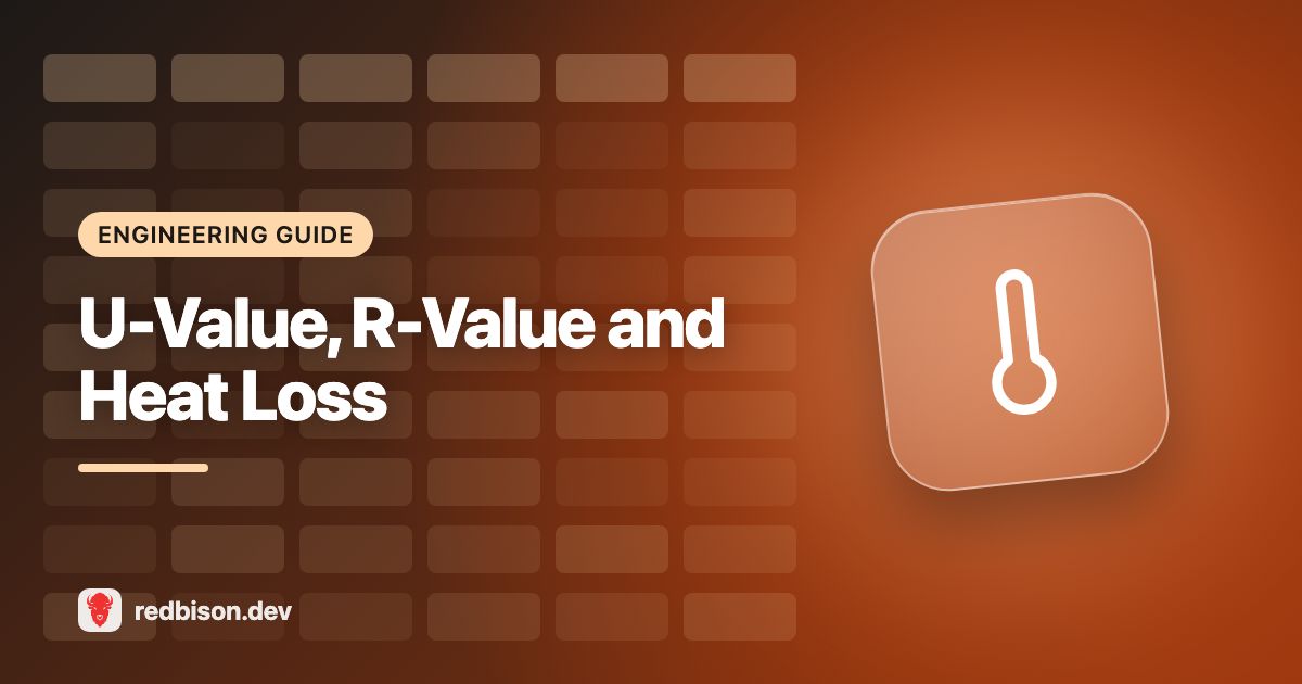 Illustration for the Heat Loss and U-Value Calculator guide