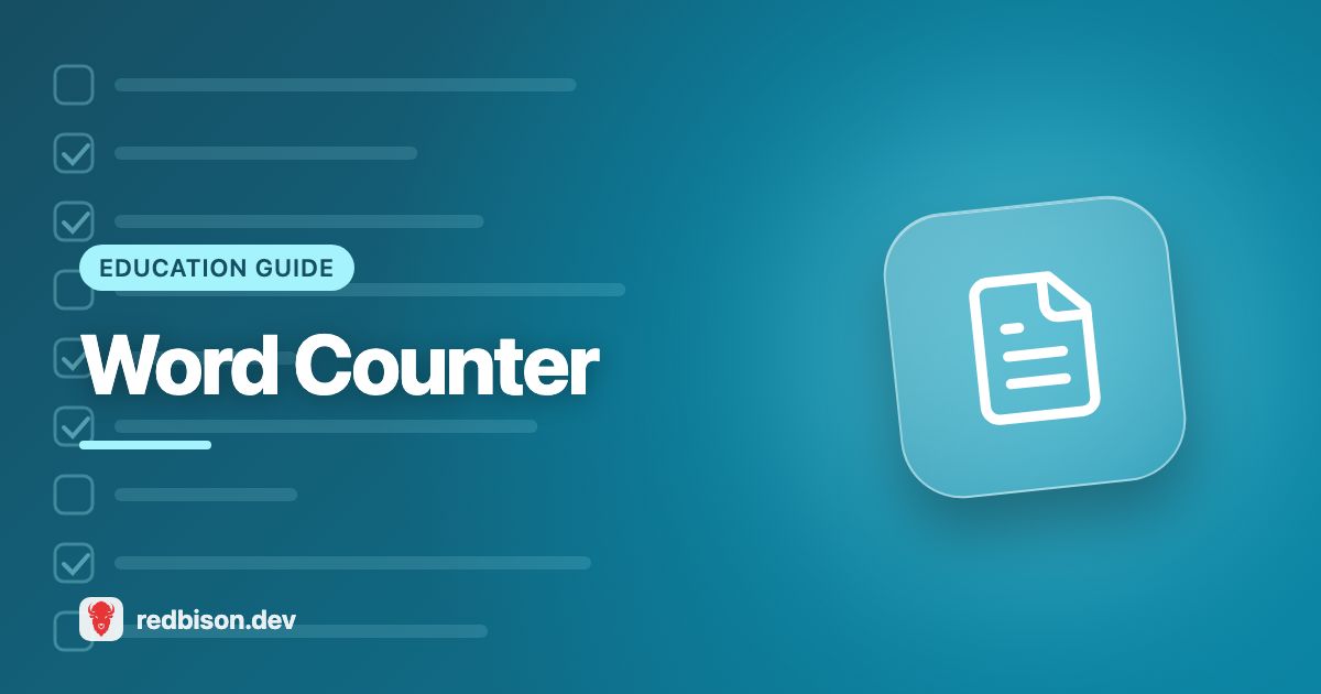 Illustration for the Word Counter guide